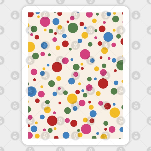 Yayoi Kusama Dots Sticker by VanillaArt